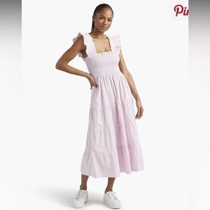 Hill House Ellie Nap Dress - bubblegum Pink Stripe